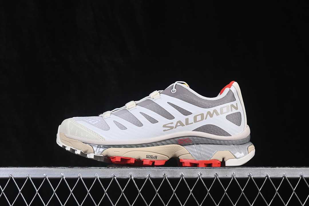 Salomon XT-4 OG Vanilla Ice Fiery Red