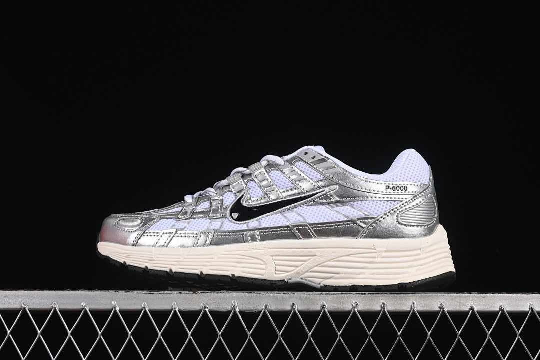 Nike P-6000 Silver Swoosh