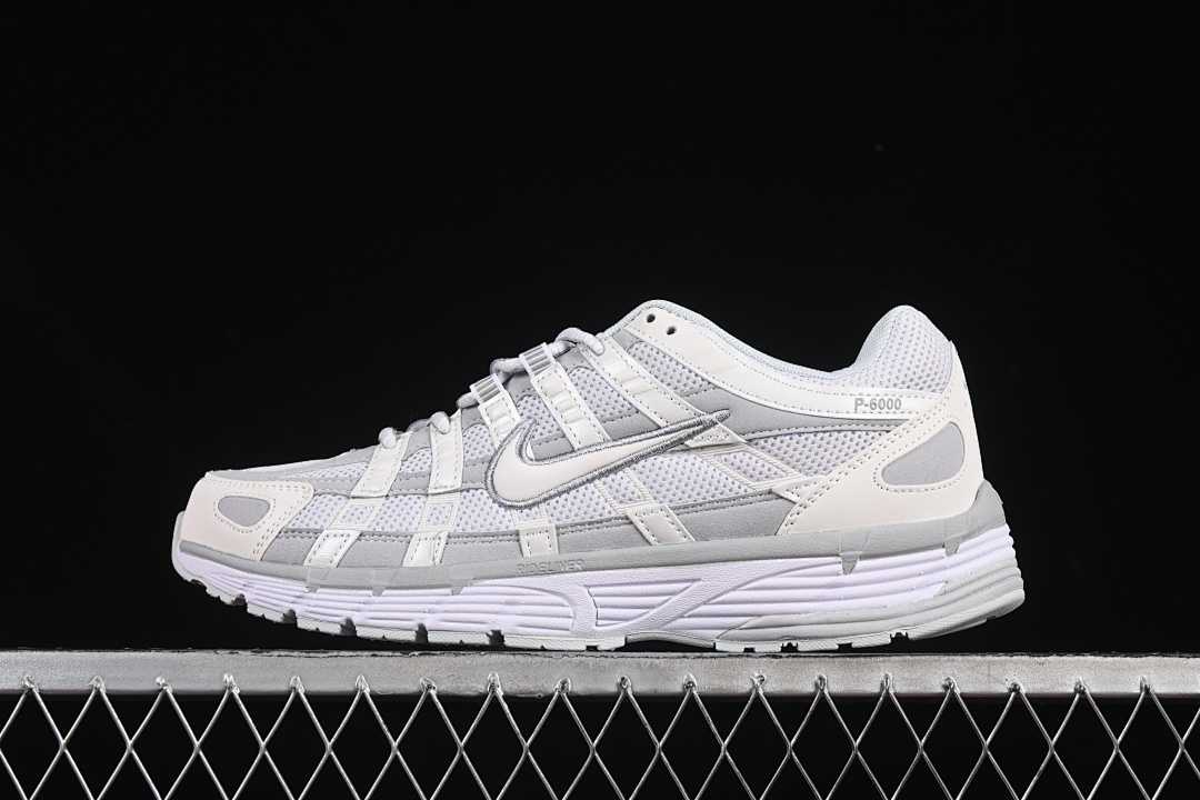 Nike P-6000 Metallic Summit White
